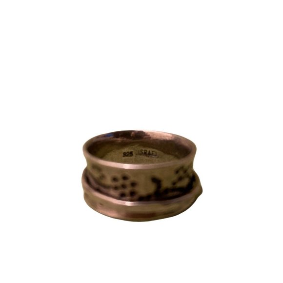 Ring Sterling Silver Israel Spinner Band size 6 - Picture 9 of 12